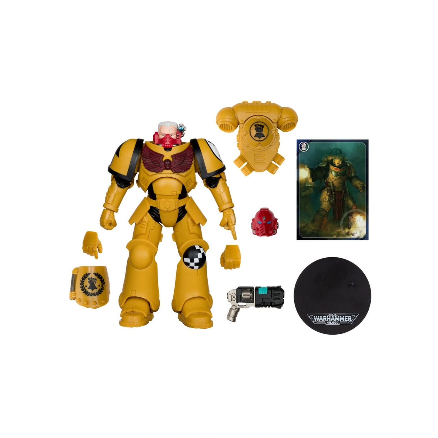 Warhammer 40.000 - Intercessor Sergeant (Imperial Fist) Gold Label - Actionfigur - 18cm