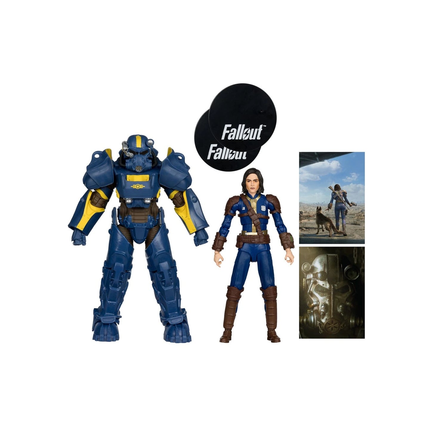 Fallout 4 - T-60 Vault Tec & Sole Survivor - Actionfigur 2er-Pack - 18 cm