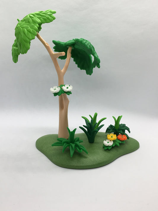 Playmobil Grünfläche mit Baum und Pflanzen - C0691