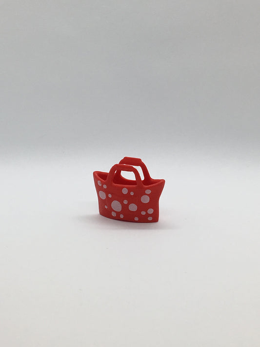 Playmobil Strandtasche - rot mit weißen Punkten - C1244