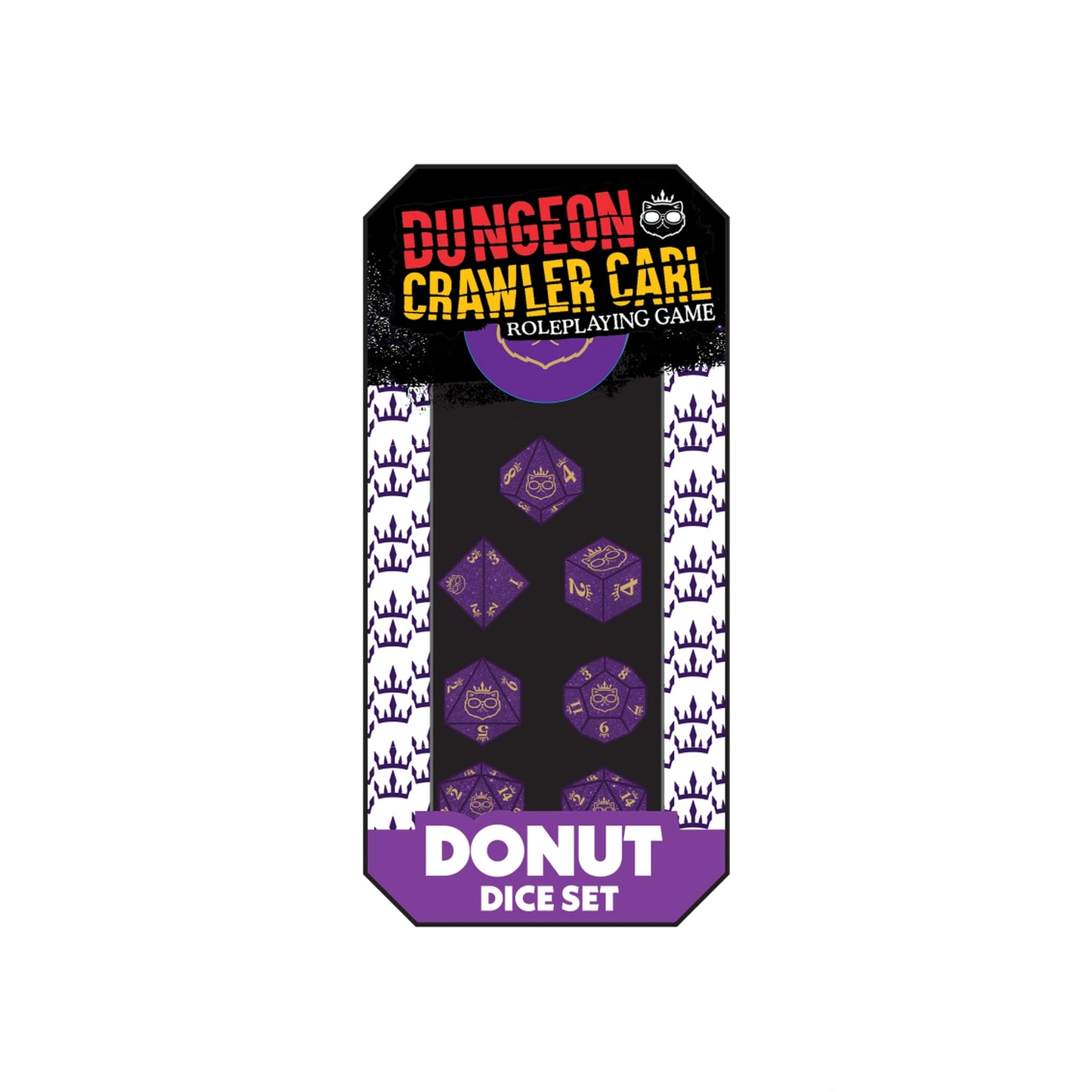 Dungeon Crawler Carl: Princess Donut’s Enchanted Crown of the Sepsis Whore - Dice Set - Englisch