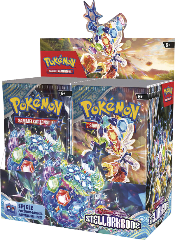 Pokemon - Karmesin & Purpur - Stellarkrone - Booster Display - deutsch