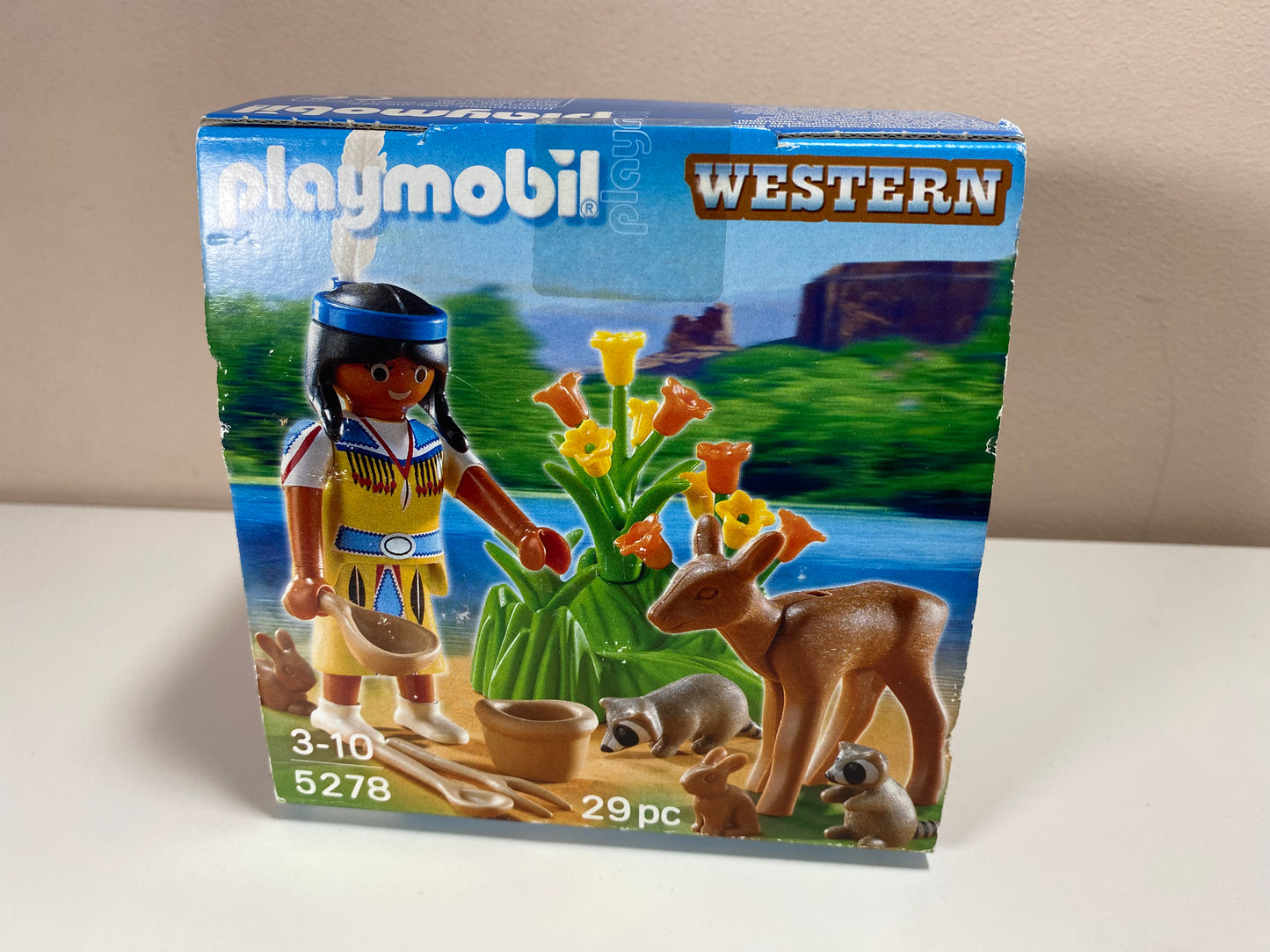Playmobil Osterei - 5278 - Indianer Mädchen mit Waldtieren