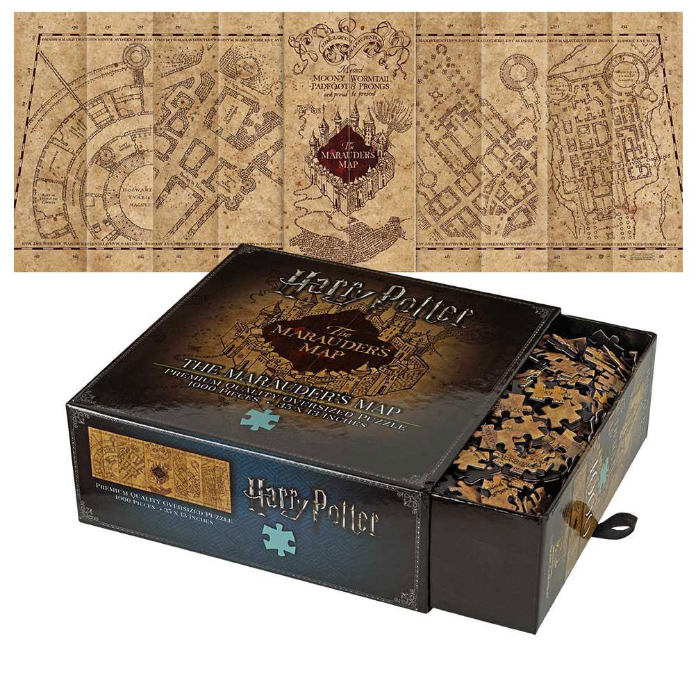 The Noble Collection - Harry Potter: The Marauder's Map Cover - Puzzle - 1000 Teile