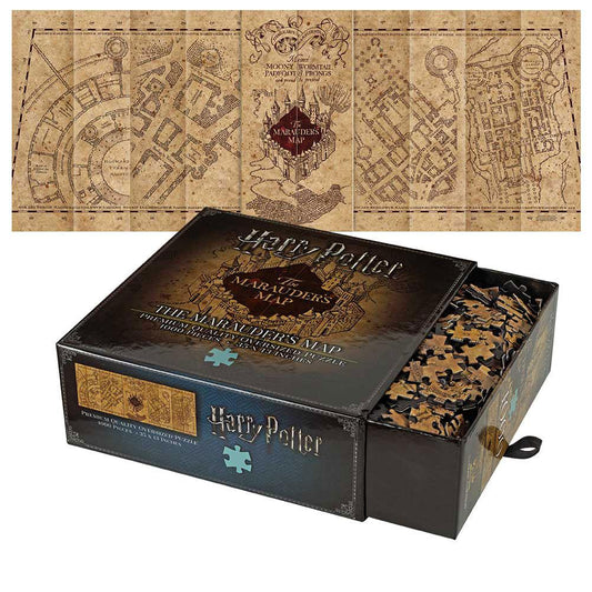 The Noble Collection - Harry Potter: The Marauder's Map Cover - Puzzle - 1000 Teile