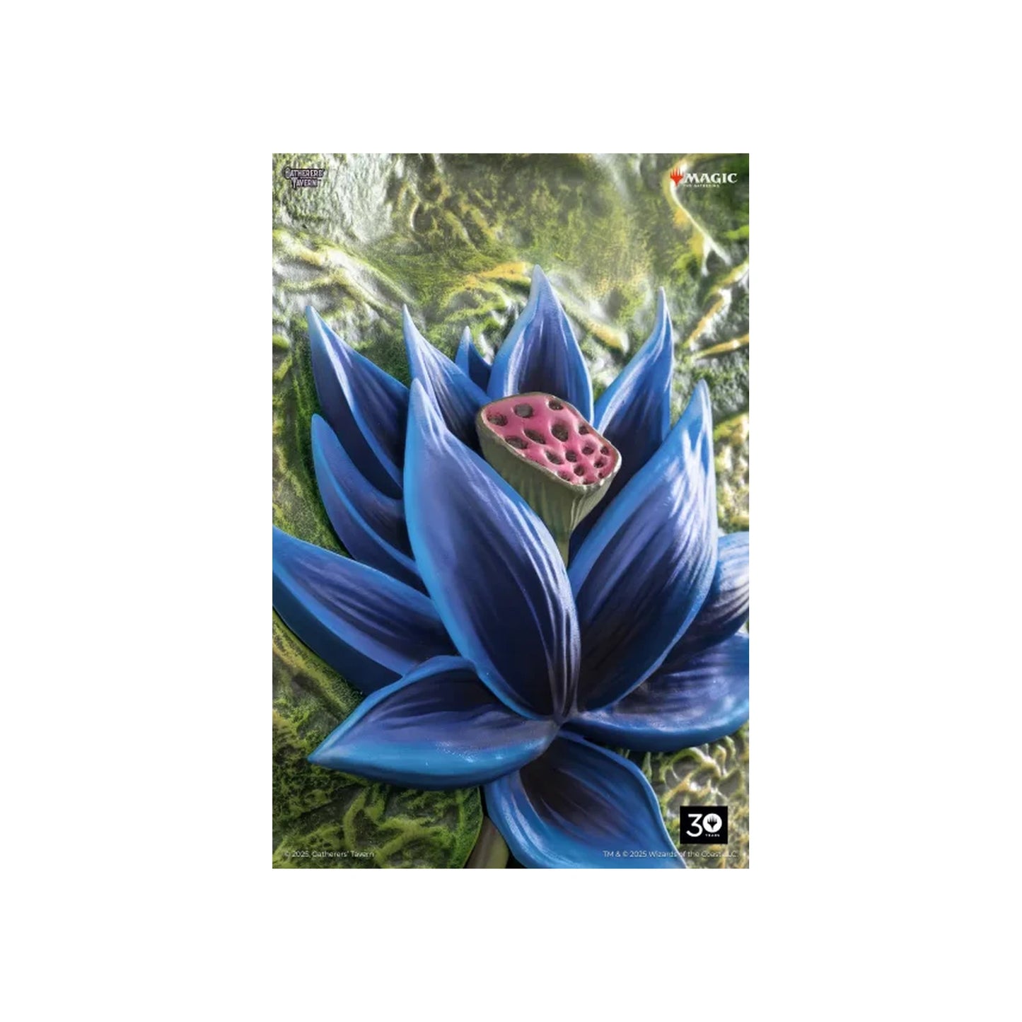 Gatherer's Tavern - Magic The Gathering - Black Lotus Relief Sculpture - Replica