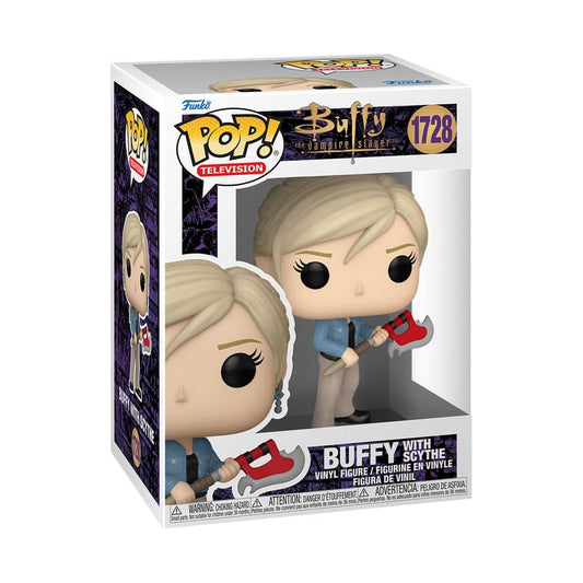 Funko POP! Television - Buffy: Im Bann der Dämonen - Buffy with Scythe - 9 cm