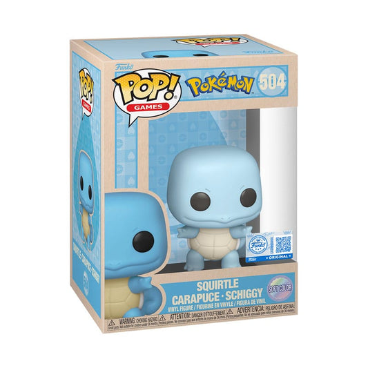 Funko POP! Games - Pokémon - Squirtle (Softcolour) - 9 cm
