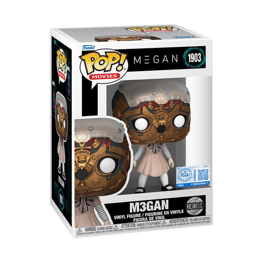 Funko POP! Movies - M3gan - M3GAN (Metallic) - 9 cm *Exclusive*