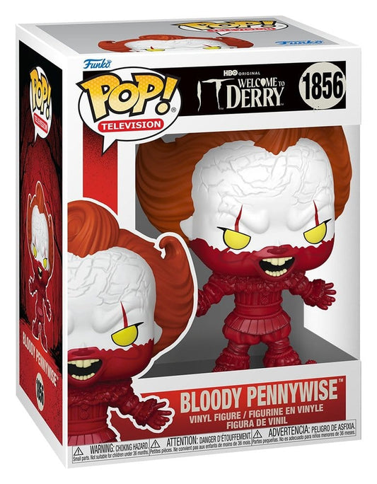 Es: Welcome to Derry POP! Television Vinyl Figur Bloody Pennywise 9 cm