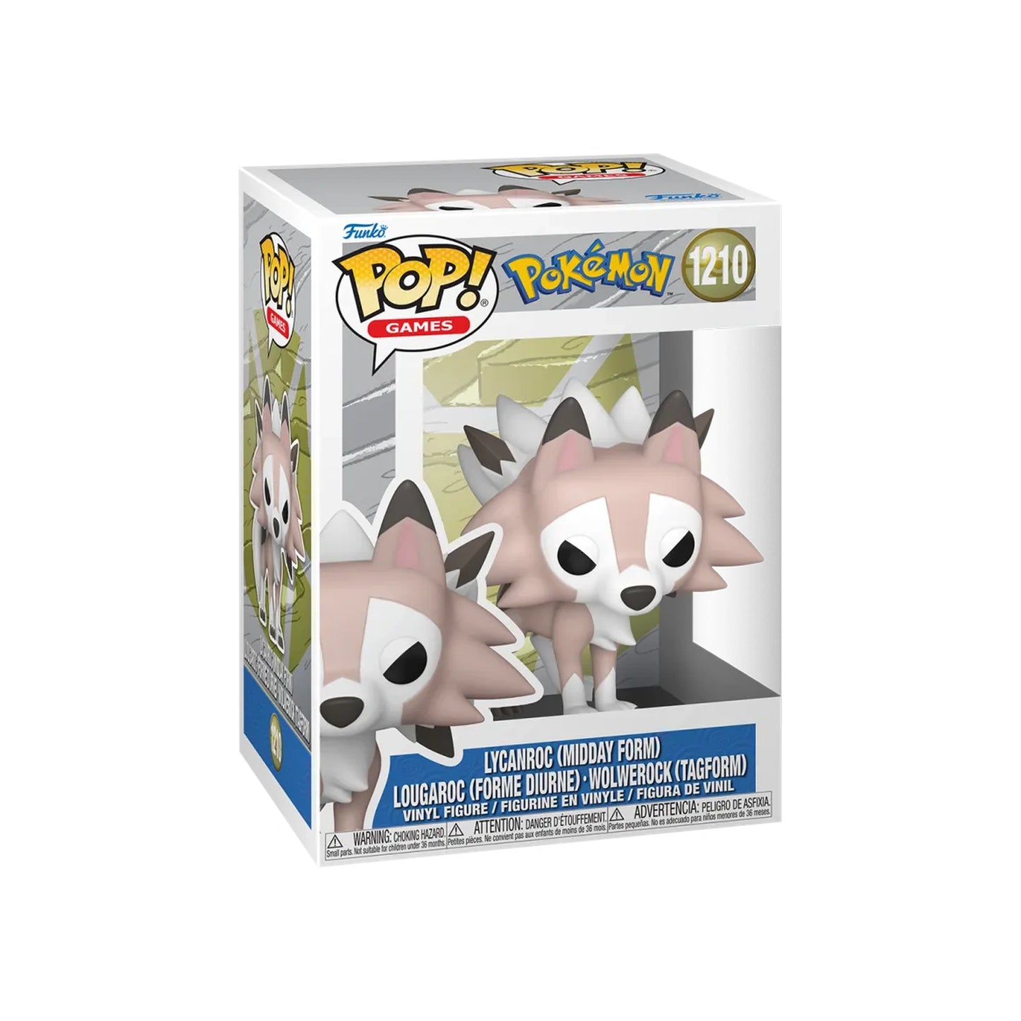 Funko POP! Games - Pokémon - Lycanroc (Midday Form) #1210