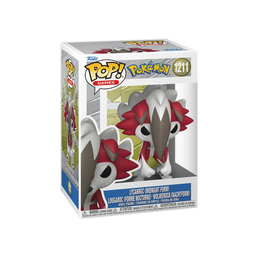Funko POP! Games - Pokémon -  Lycanroc (Midnight Form) #1211
