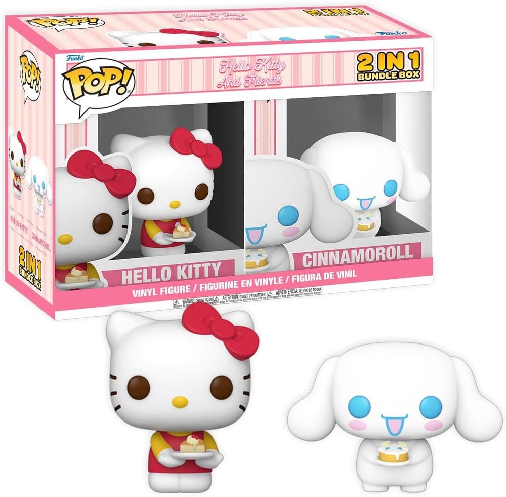 Funko POP! - 2 in 1 Bundle Box - Cinnamoroll & Hello Kitty with Cake