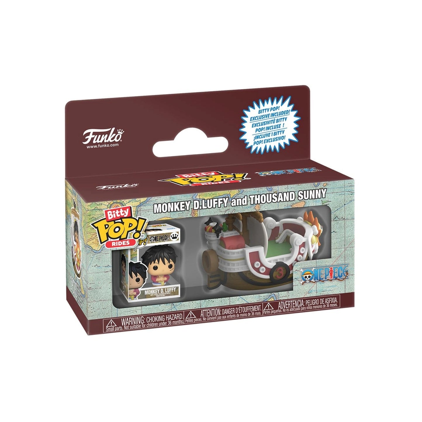 Funko Bitty POP! Rides - One Piece - Monkey D. Luffy & Thousand Sunny