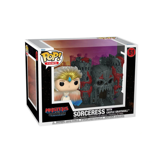Funko POP! Town - Masters of the Universe 2026 - Sorceress with Castle Grayskull #51