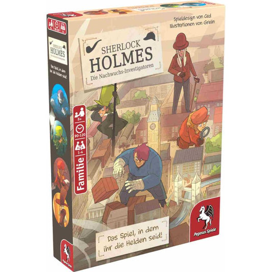 Sherlock Holmes - Die Nachwuchs-Investigatoren (Krimi-Comic-Spiel) - Pegasus
