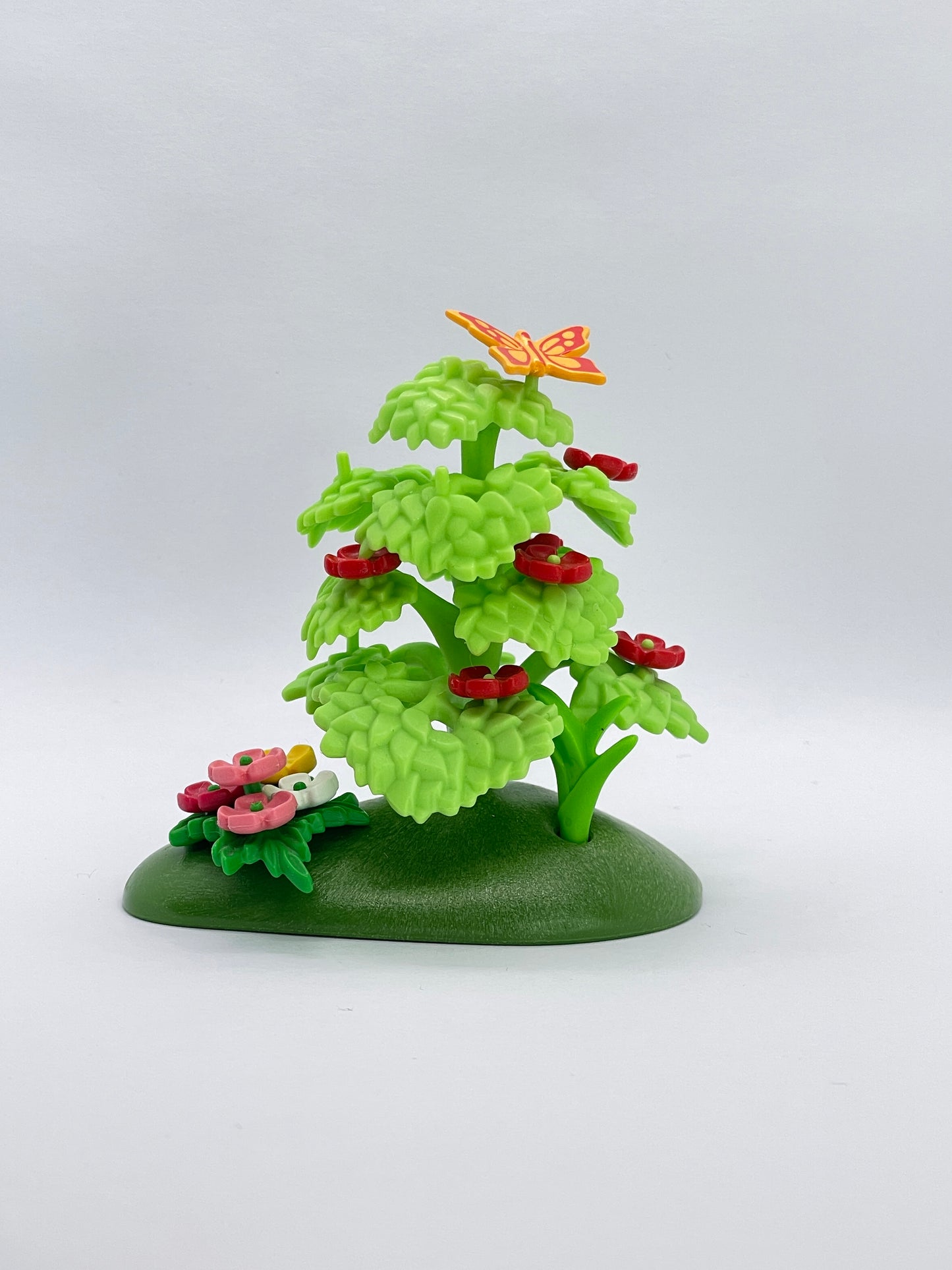 Playmobil kleine Grünfläche mit Busch und Blumen - B0376