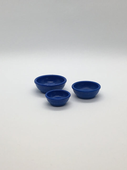 Playmobil 3x Schüssel - blau - C1240