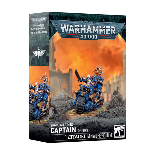 Warhammer 40.000 - Space Marines - Captain on Bike (48-113)
