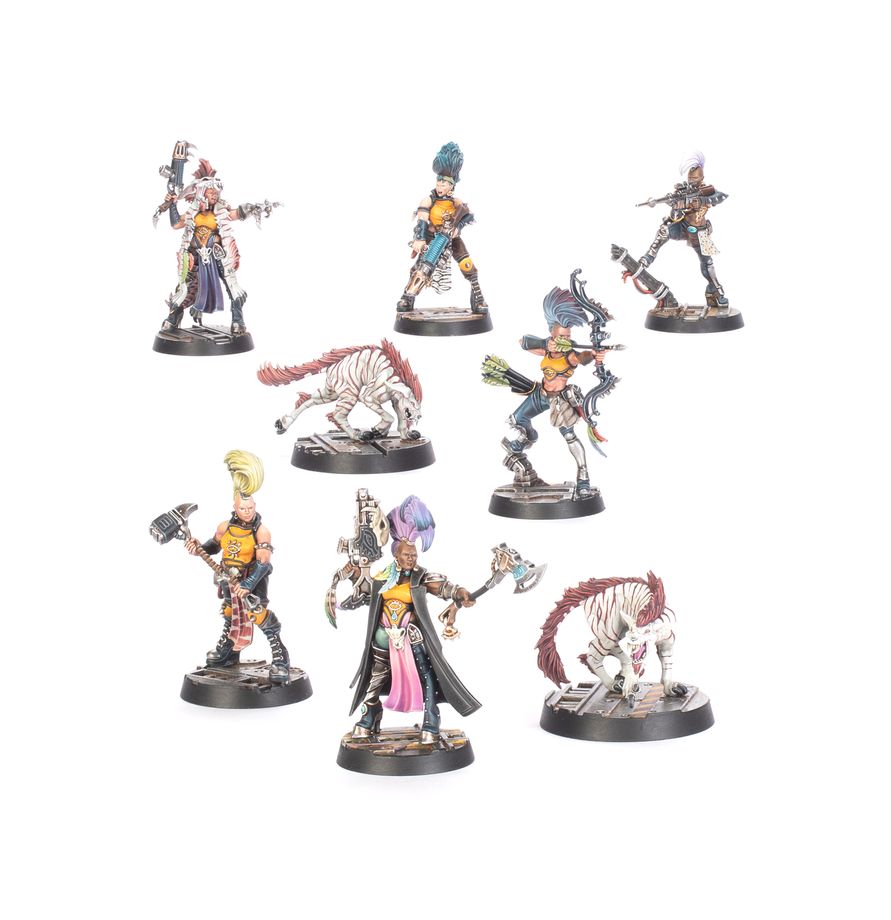 Warhammer - Necromunda - Escher Gang Matriarchs & Phyrr Cats (301-75)