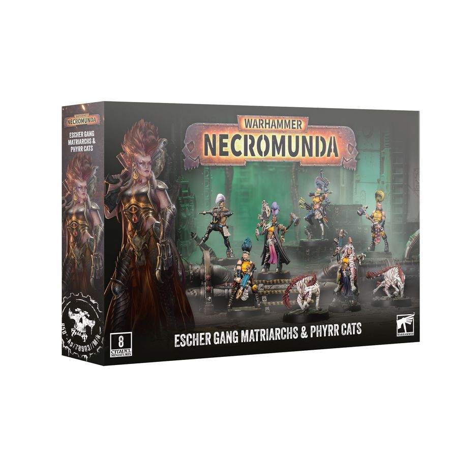 Warhammer - Necromunda - Escher Gang Matriarchs & Phyrr Cats (301-75)