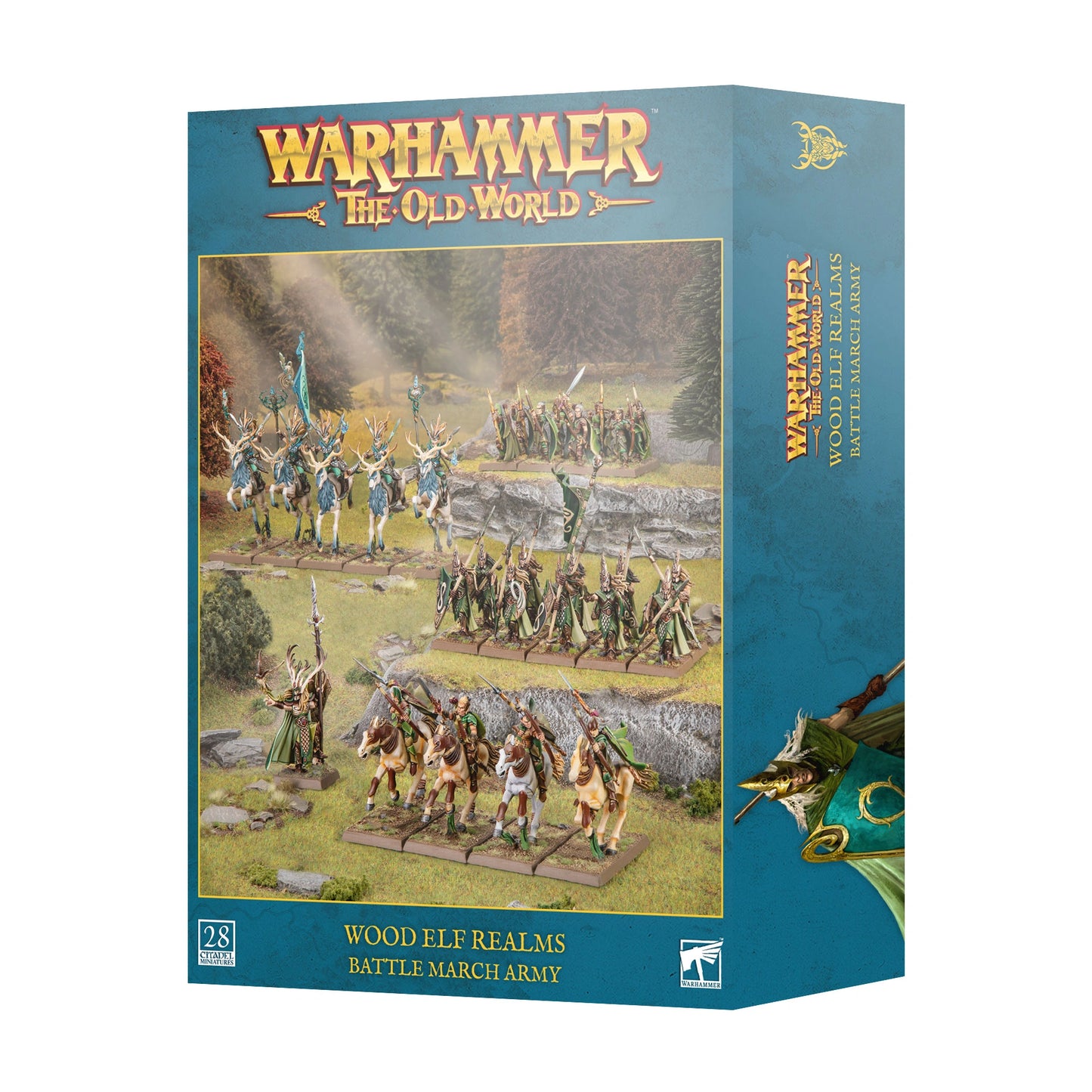 Warhammer The Old World - Wood Elf Realms - Battle March Army (13-110)