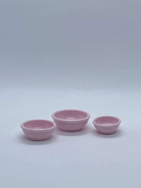 Playmobil 3x Schüssel - rosa - A2412