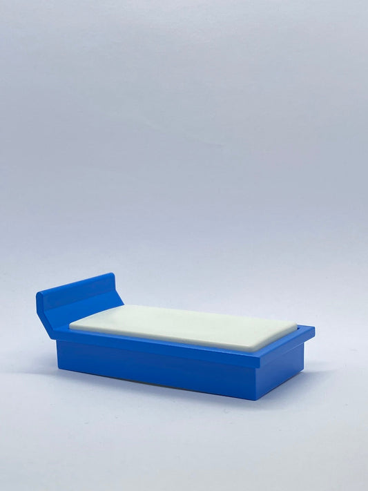 Playmobil Bett mit orangener Matratze - Möbel - Ersatzteil- A0041