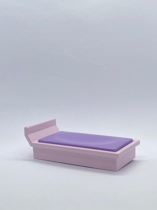 Playmobil Bett rosa-lila - Möbel - Ersatzteil - A0046