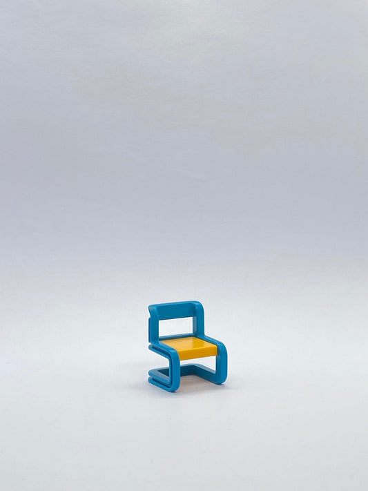 Playmobil Kinderstuhl - blau-gelb - A0343