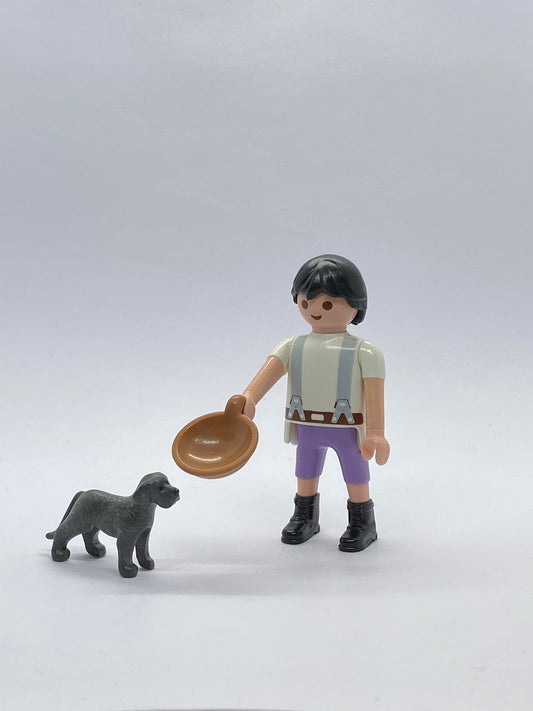 Playmobil Mann mit Hund - Figur - A0355