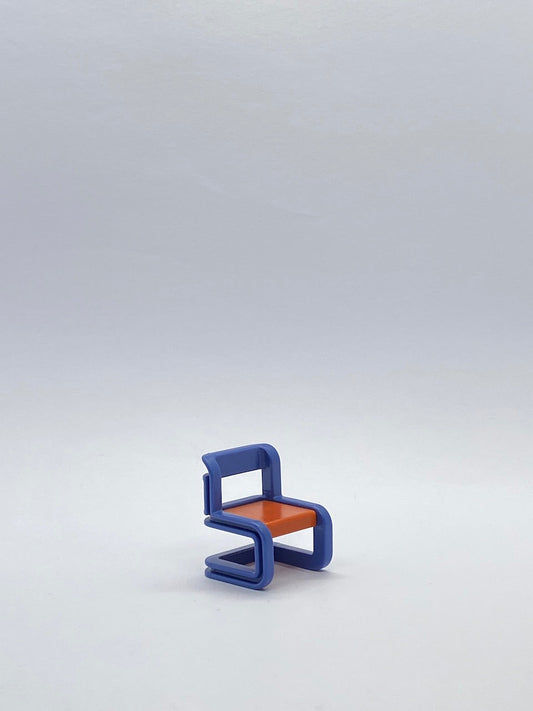 Playmobil Kinderstuhl - blau-braun - A0437