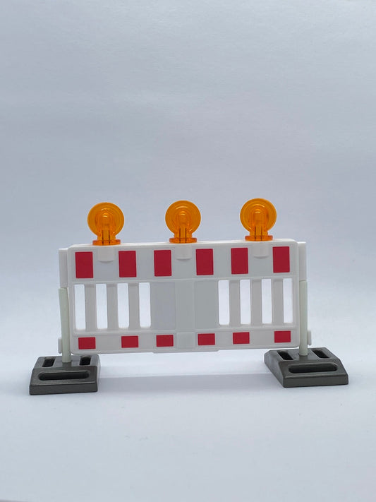 Playmobil Strassenbarriere mit Licht #2- Baustelle - A1397
