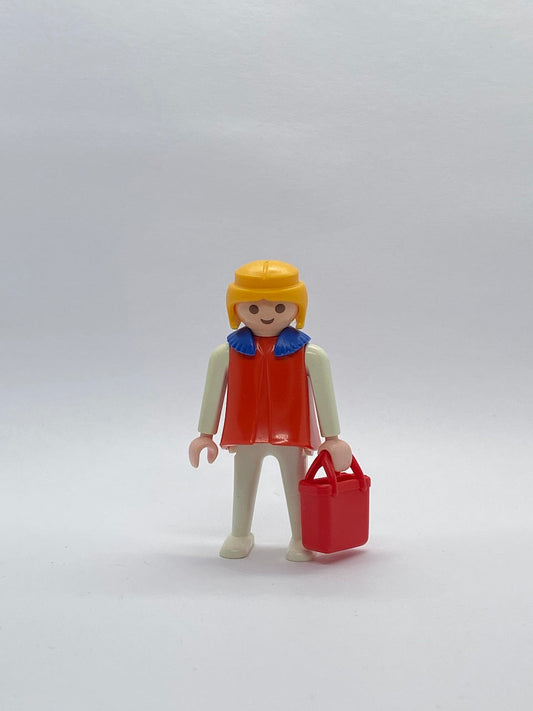 Playmobil Frau mit Tasche - Vintage - Figur - A1581