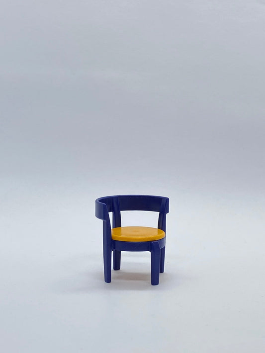 Playmobil Stuhl - blau - orange - Küche - Zubehör - A1734