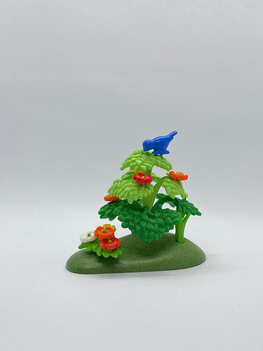 Playmobil kleine Grünfläche mit Busch und Blumen - A1881