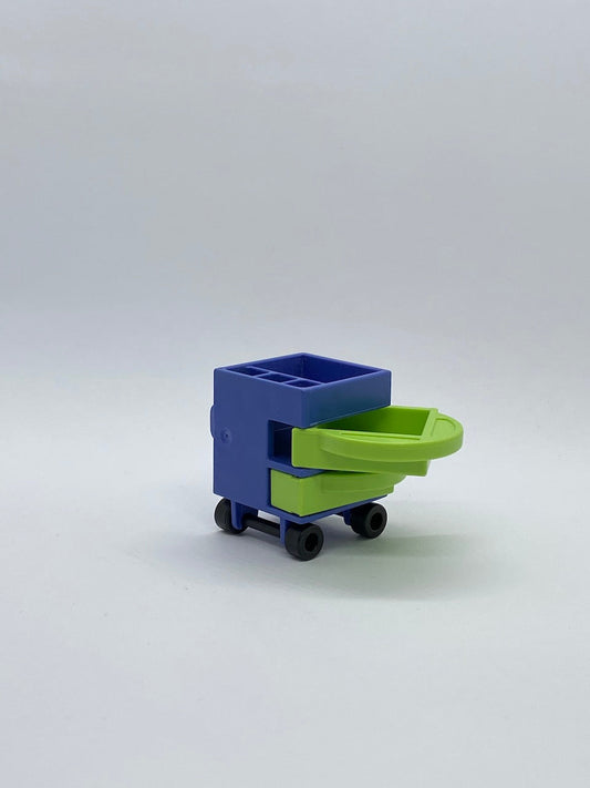 Playmobil Rollwagen - blau-grün - Tierarztpraxis - Ersatzteil - A1887