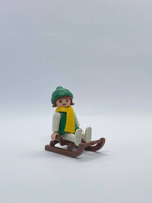 Playmobil Mädchen mit Schlitten - Vintage - Figur - A2132