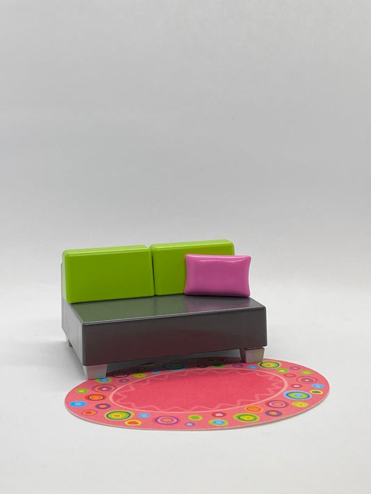 Playmobil Sofa mit Kissen und Teppich - A2683