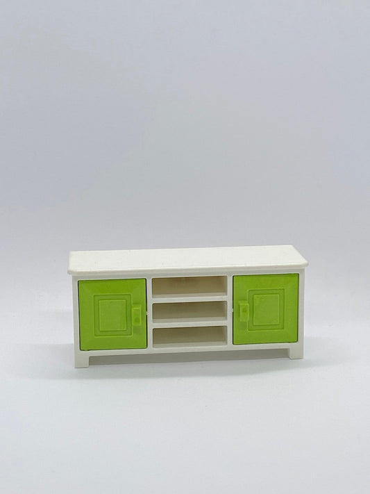 Playmobil Sideboard mit Türen - weiß-grün - A2859