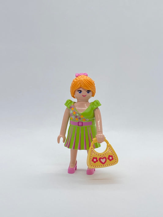 Playmobil Frau mit Kleid und Tasche - Figur - A2617