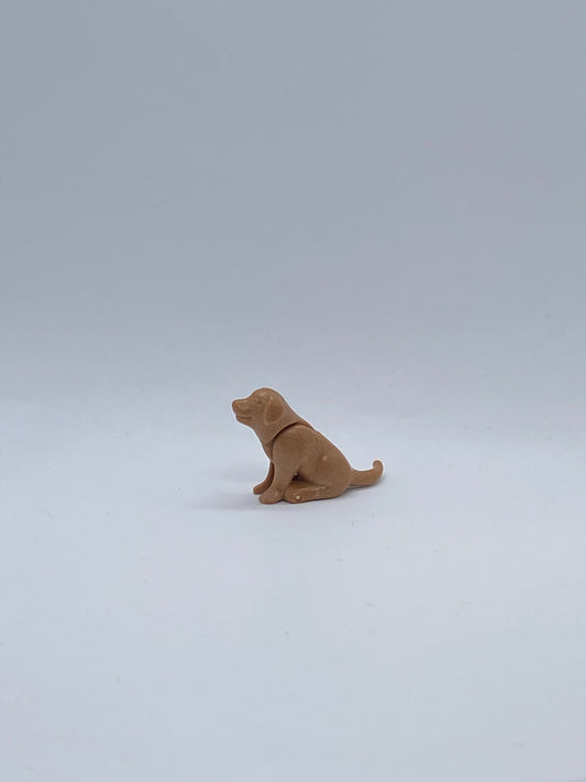 Playmobil Welpe - Hund - braun - sitzend - A3144