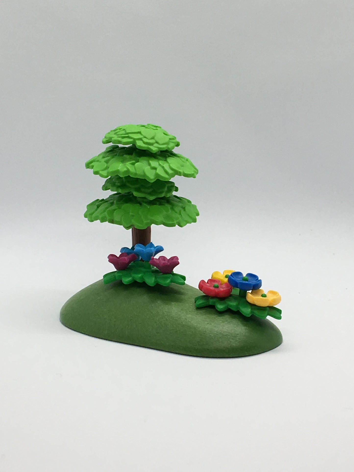 Playmobil kleine Grünfläche mit Bäumchen und Blumen - C0439
