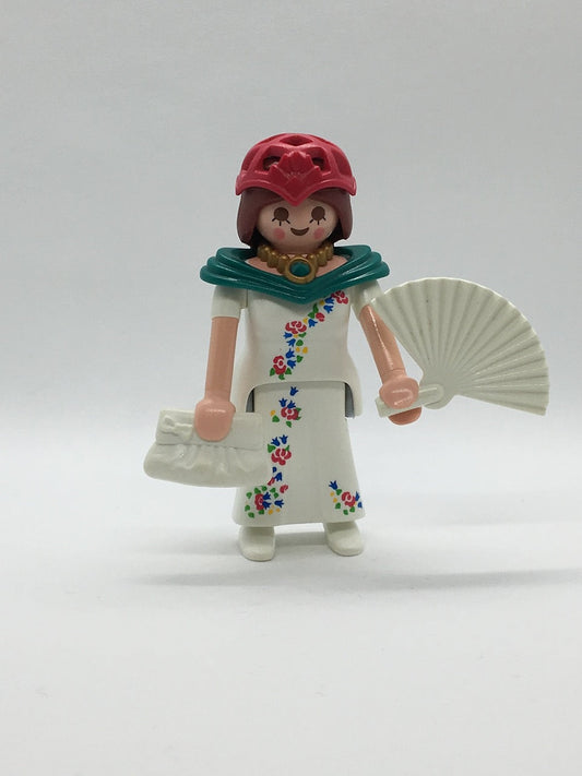 Playmobil Feine Dame mit Tasche und Fächer - Frau - Figur -C2377