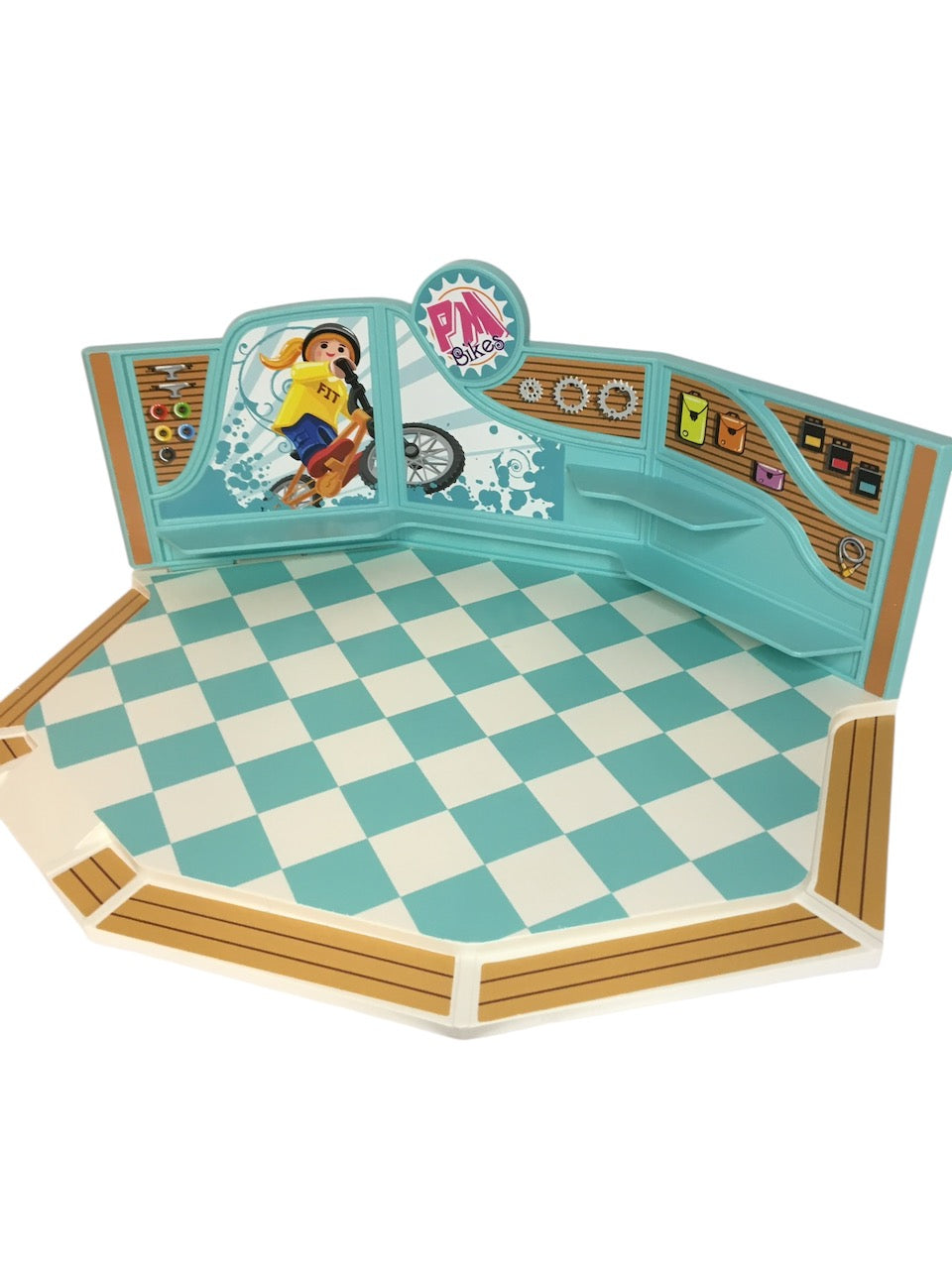 Playmobil Fahrradgeschäft Grundfläche - Ersatzteil - C2557
