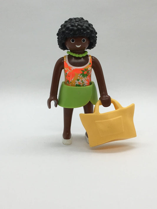 Playmobil Frau mit Rock und Strandtasche - C2656