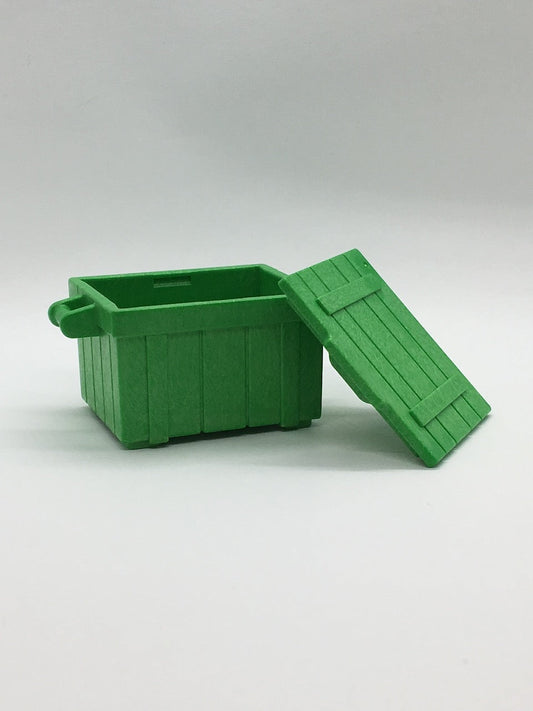 Playmobil Kiste mit Deckel - grün - C2731