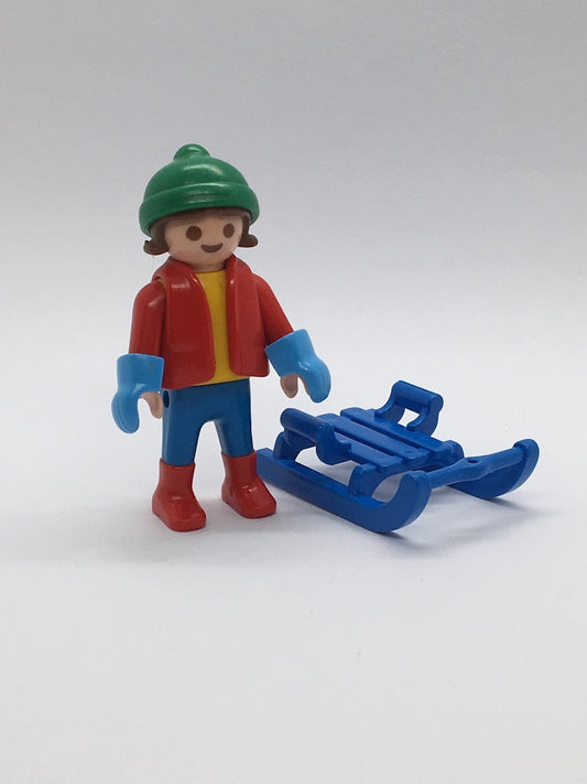 Playmobil Mädchen mit Schlitten - Figur - C2810