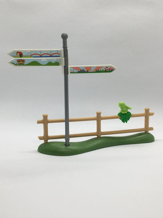 Playmobil Zaunelement mit Wegweiser - C2825