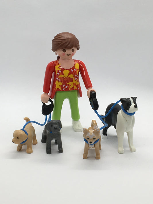 Playmobil Frau mit Hunden 5380 - C0616